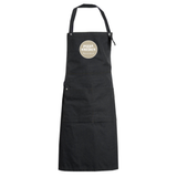 Pizzasmedens NYBO Workwear 610081 Kuskeforklæde, sort, m/tryk – Forklæde med logo fra Tojtryk.dk
