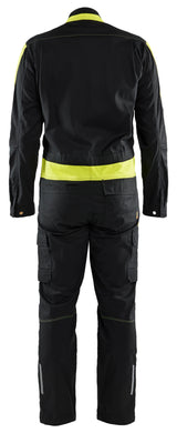Blåkläder 6144 Industri Kedeldragt stretch nærbillede med logo
