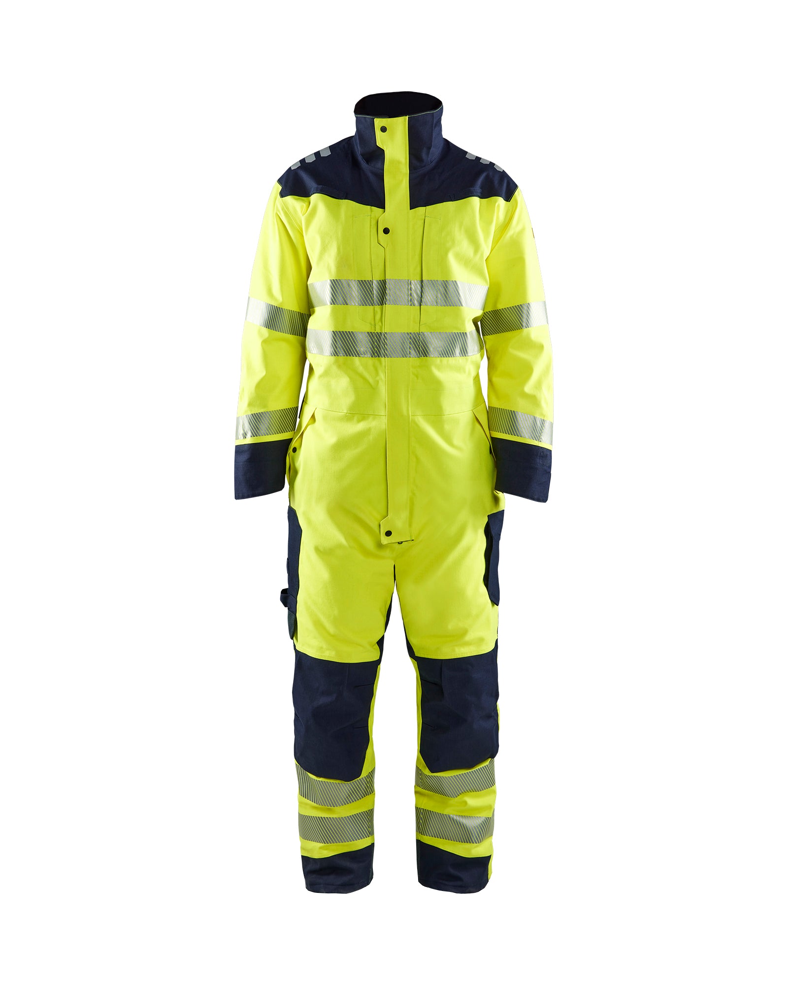 Blåkläder 6317 Multinorm Vinter kedeldragt Inherent, High Vis Gul/Marineblå