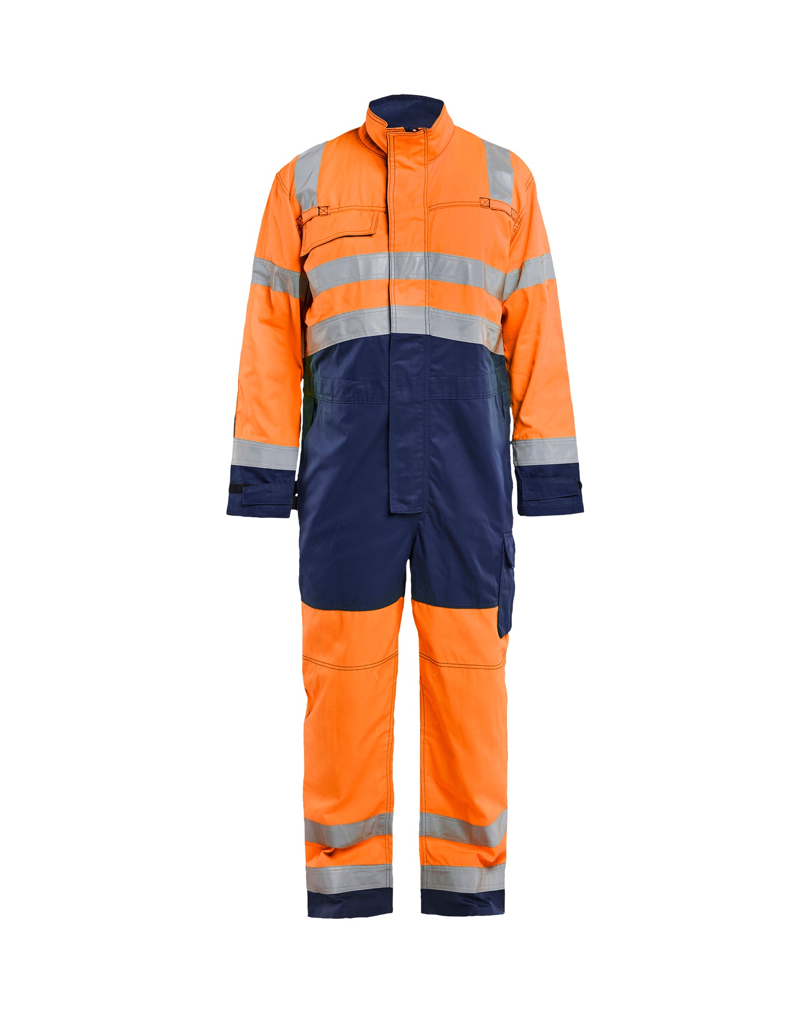 Blåkläder 6373 High Vis Kedeldragt, High Vis Orange/Marineblå