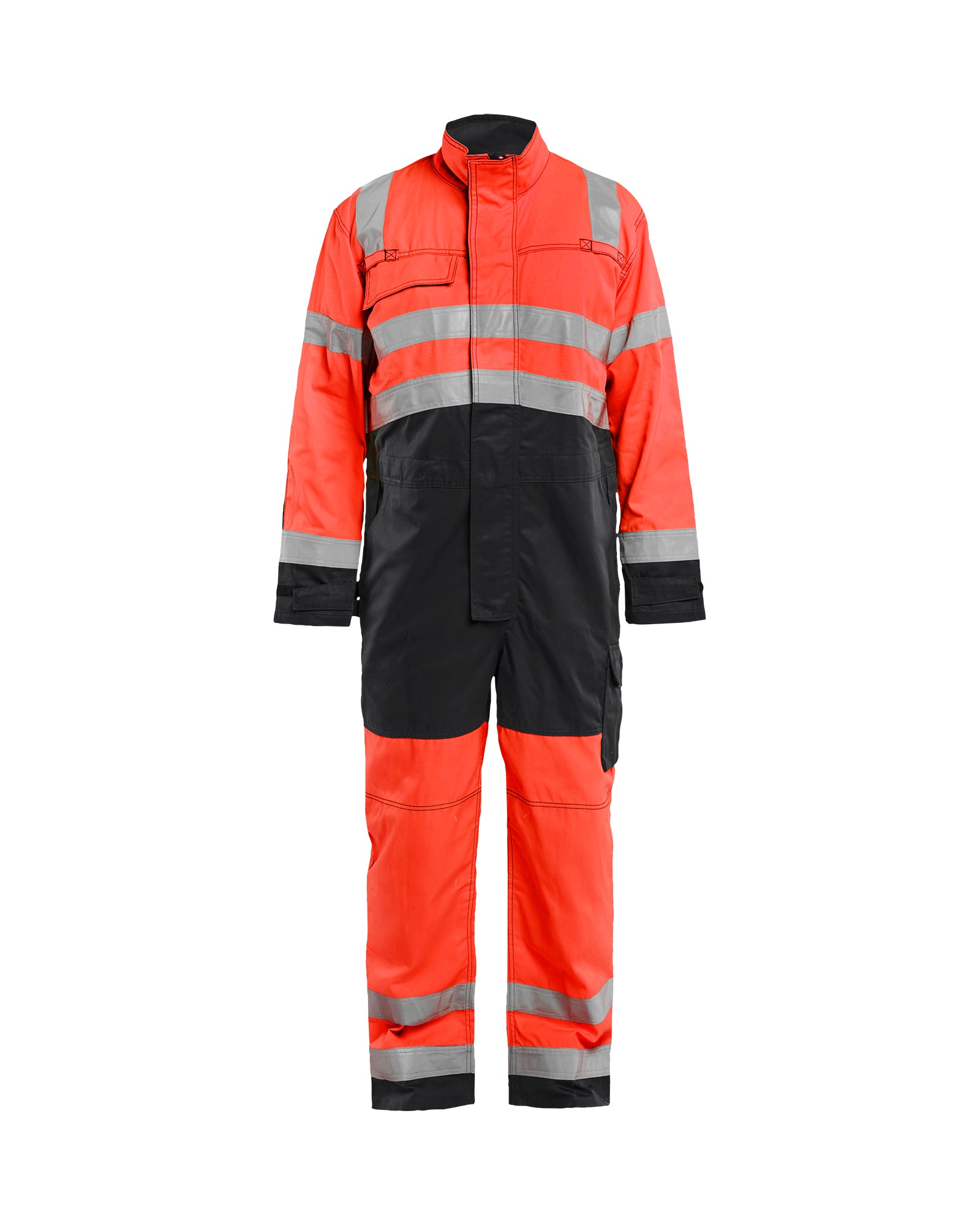 Blåkläder 6373 High Vis Kedeldragt, High Vis Rød/Sort