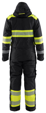 Blåkläder 6720 High Vis Vinter Kedeldragt nærbillede med logo