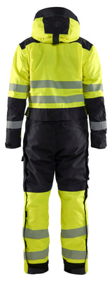 Blåkläder 6725 High Vis Vinter Kedeldragt nærbillede med logo