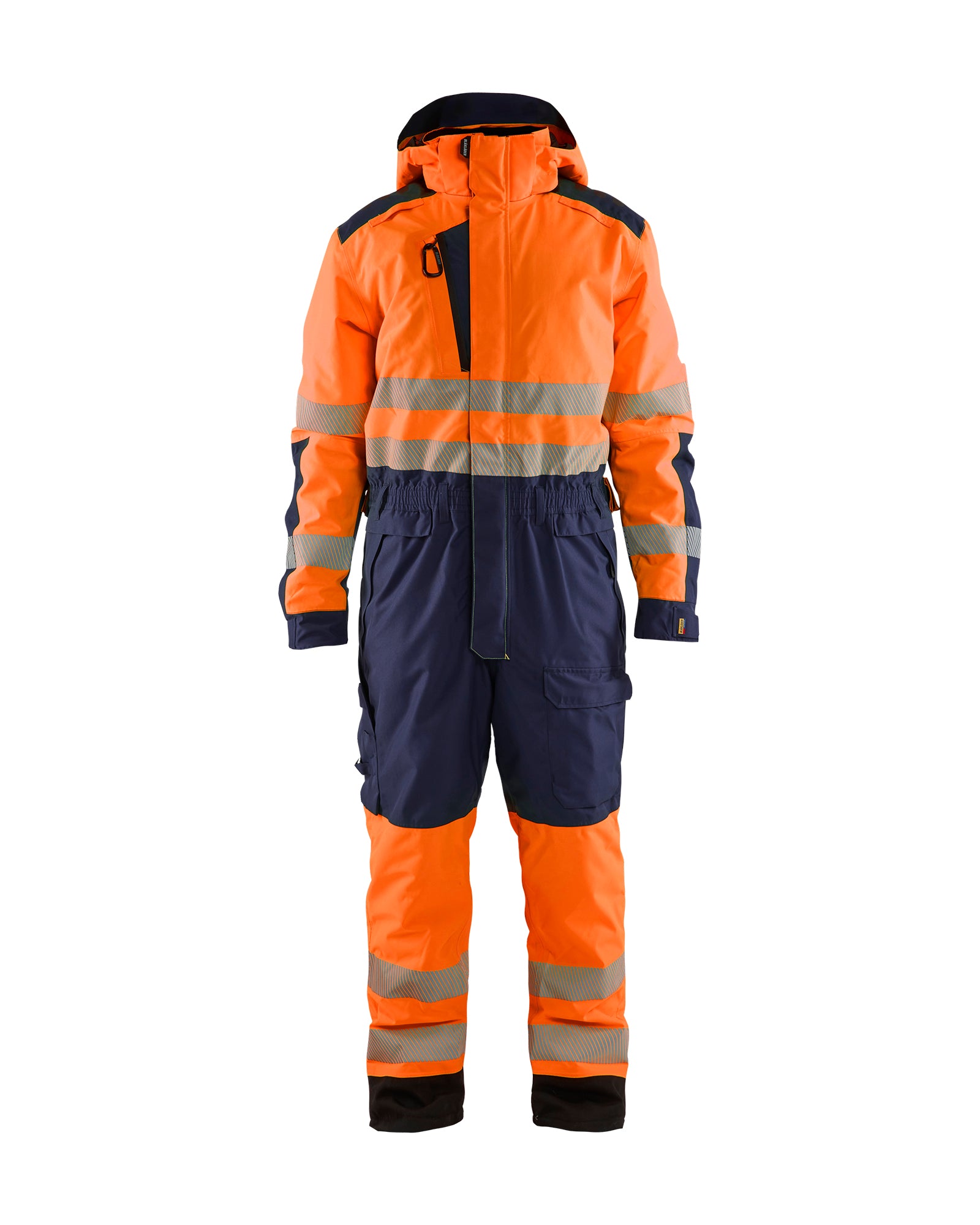 Blåkläder 6725 High Vis Vinter Kedeldragt, High Vis Orange/Marineblå
