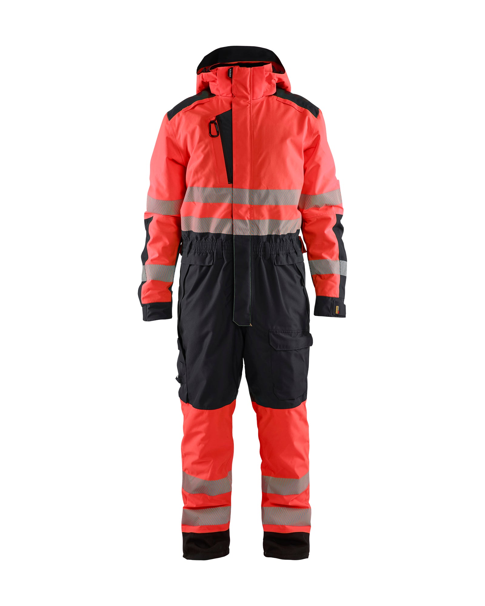 Blåkläder 6725 High Vis Vinter Kedeldragt, High Vis Rød/Sort