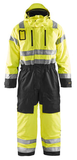 Blåkläder 6763 High Vis Vinter Kedeldragt materiale med firmalogo