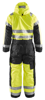 Blåkläder 6763 High Vis Vinter Kedeldragt nærbillede med logo