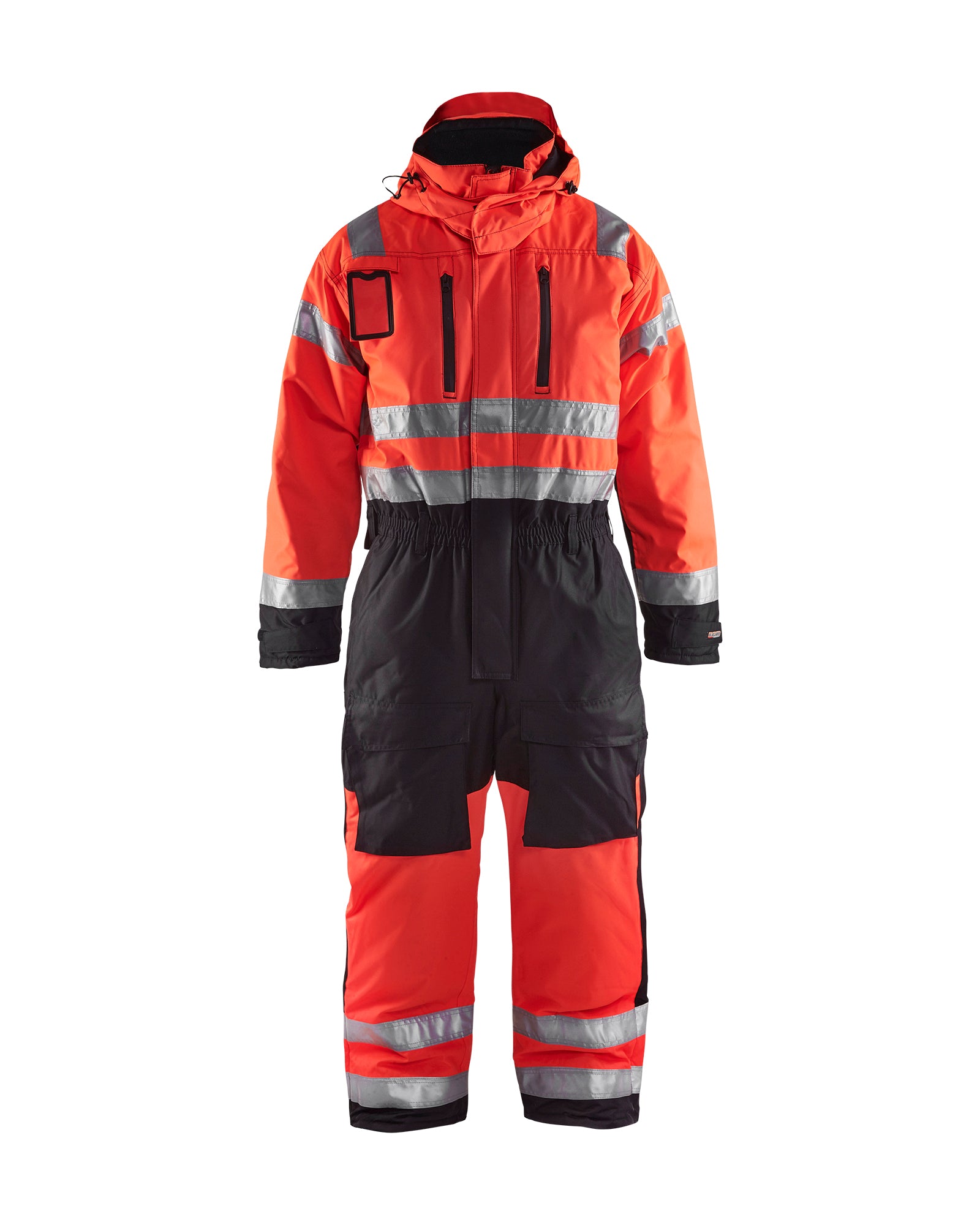 Blåkläder 6763 High Vis Vinter Kedeldragt, High Vis Rød/Sort