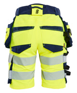 Blåkläder 7020 Dame High Vis Shorts 4-vejs Stretch produktbillede med logo