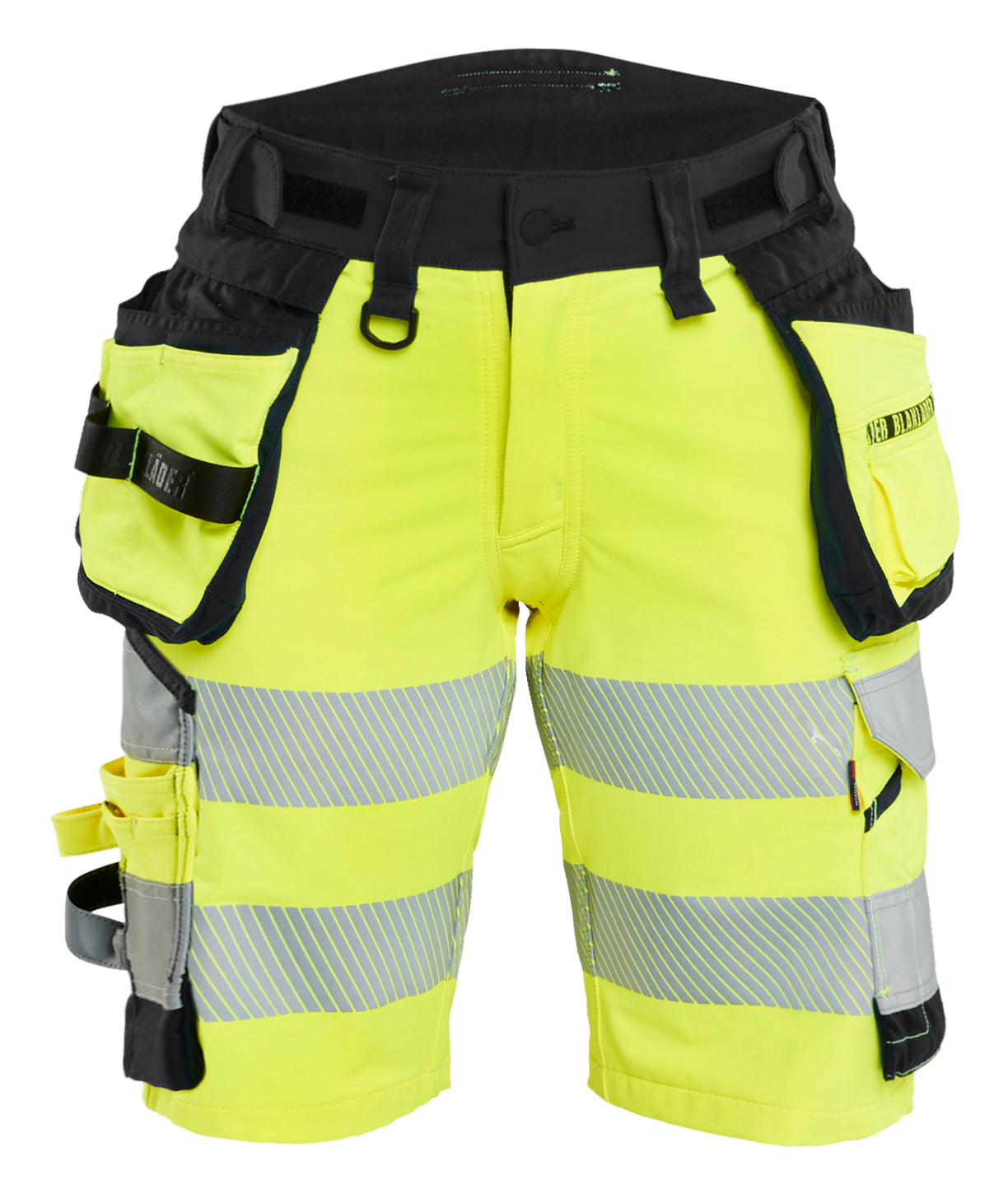Dame High Vis Shorts 4-vejs Stretch