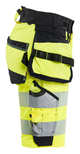 Blåkläder 7020 Dame High Vis Shorts 4-vejs Stretch produktfoto til broderi