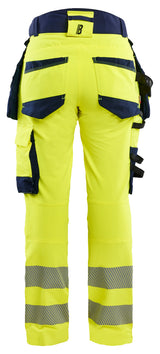 Blåkläder 7022 Dame High Vis Buks 4-vejs Stretch produktbillede med logo
