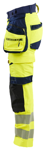 Blåkläder 7022 Dame High Vis Buks 4-vejs Stretch produktfoto med tryk