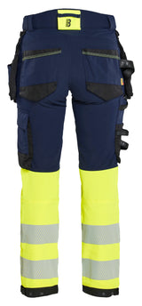 Blåkläder 7025 Dame High Vis Buks 4-vejs Stretch produktbillede med logo
