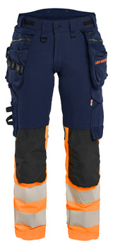 Blåkläder 7025 Dame High Vis Buks 4-vejs Stretch materiale med firmalogo