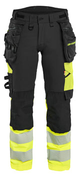 Blåkläder 7025 Dame High Vis Buks 4-vejs Stretch detalje med firmalogo