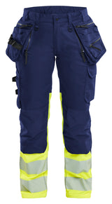Blåkläder 7030 Dame High Vis Buks Stretch med tryk eller logo – arbejdstøj og firmatøj