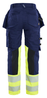 Blåkläder 7030 Dame High Vis Buks Stretch produktbillede med logo