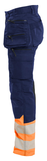 Blåkläder 7030 Dame High Vis Buks Stretch produktbillede med tryk