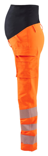 Blåkläder 7100 Graviditets High Vis Buks 4-vejs stretch produktbillede med tryk