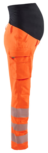 Blåkläder 7100 Graviditets High Vis Buks 4-vejs stretch produktfoto til broderi