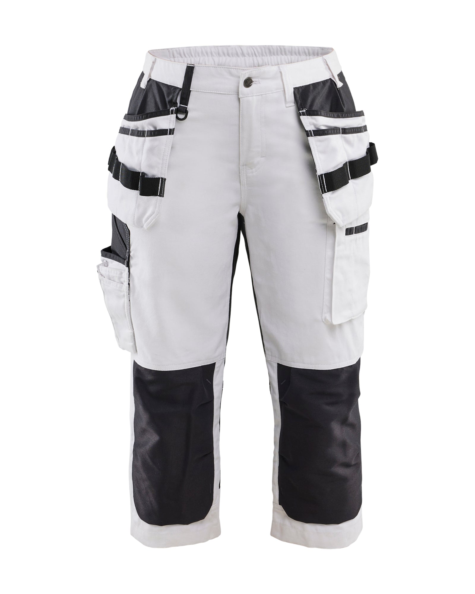 Blåkläder 7109 Dame knickers med stretch, Hvid/Sort
