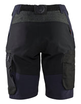 Blåkläder 7123 Dame Service shorts 4-vejs stretch produktbillede med logo