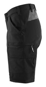 Blåkläder 7123 Dame Service shorts 4-vejs stretch produktbillede med tryk