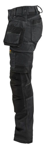Blåkläder 7132 Dame Håndværkerbuks stretch produktbillede med tryk