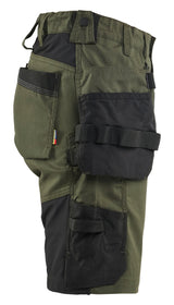 Blåkläder 7133 Dame Håndværker Shorts med stretch detalje til broderi