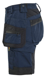 Blåkläder 7133 Dame Håndværker Shorts med stretch nærbillede med tryk