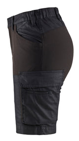 Blåkläder 7137 Dame Service Shorts stretch produktfoto med tryk