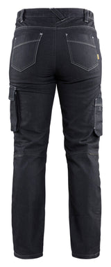 Blåkläder 7140 Dame Service Buks Denim Stretch produktbillede med logo
