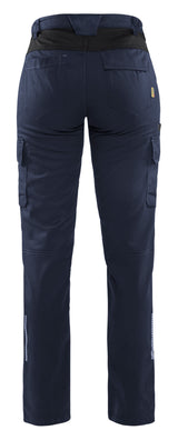 Blåkläder 7144 Dame Industri Buks stretch nærbillede med logo