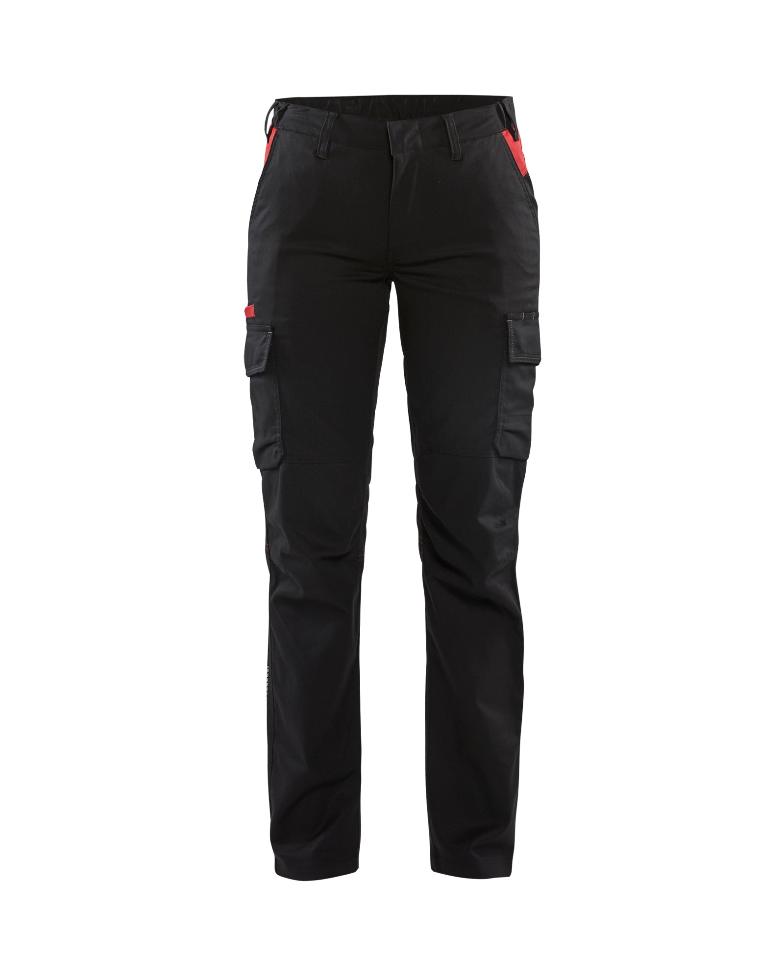 Blåkläder 7144 Dame Industri Buks stretch, Sort/Rød