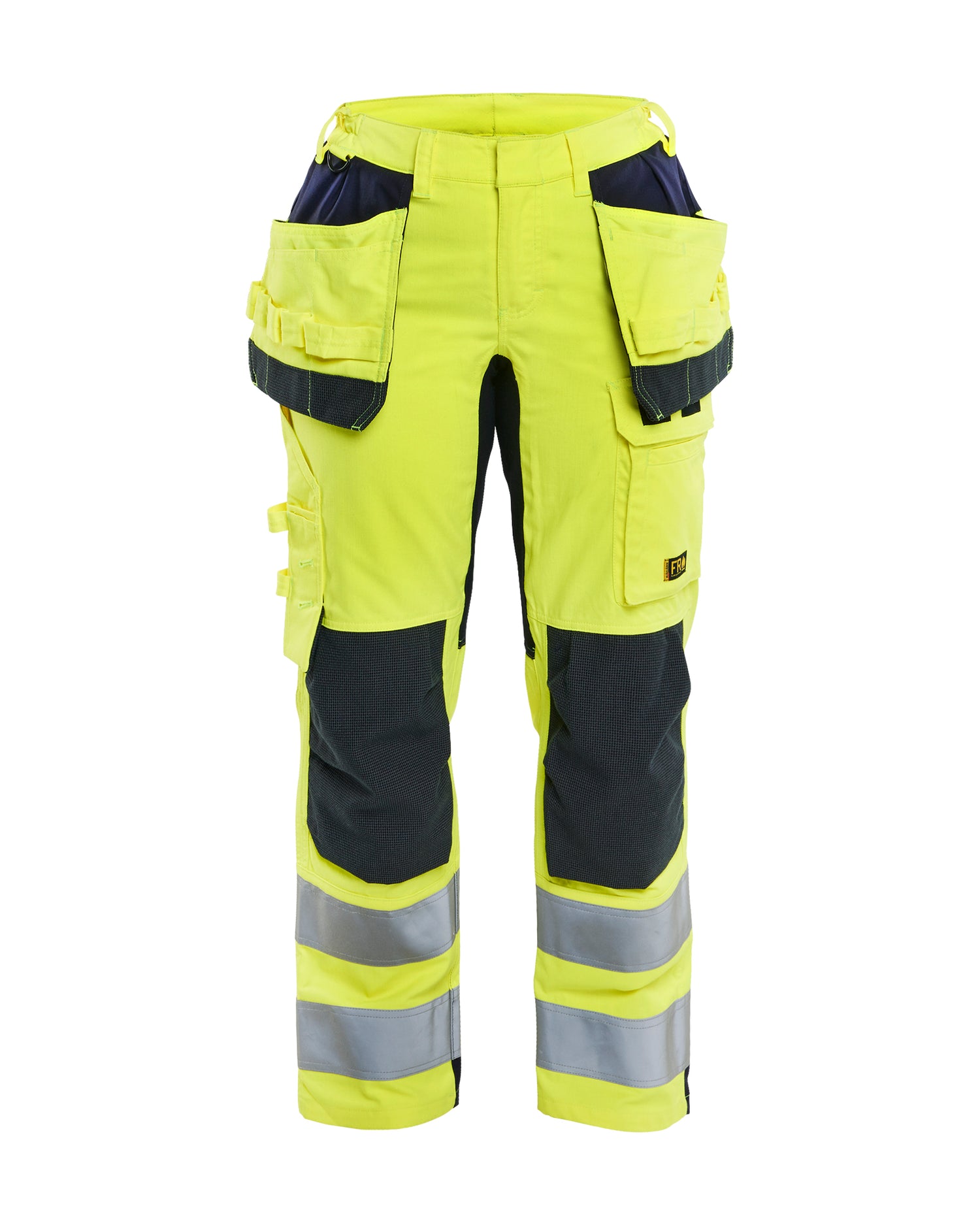 Blåkläder 7145 Dame Multinorm Buks med stretch Inherent, High Vis Gul/Marineblå