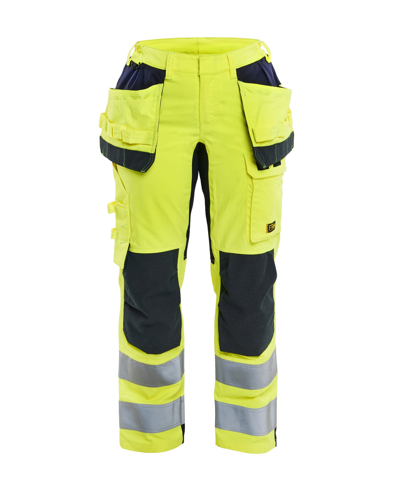 Blåkläder 7145 Dame Multinorm Buks med stretch Inherent, High Vis Gul/Marineblå