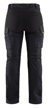 Blåkläder 7147 Dame Service Buks Denim stretch produktbillede med logo