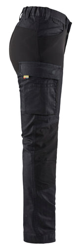 Blåkläder 7147 Dame Service Buks Denim stretch detalje til broderi
