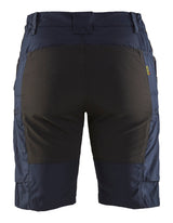Blåkläder 7149 Dame Service Shorts med stretch nærbillede med logo