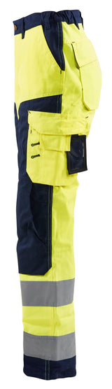 Blåkläder 7155 Dame High Vis Buks produktfoto med tryk