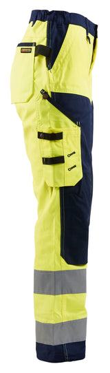 Blåkläder 7155 Dame High Vis Buks detalje til broderi