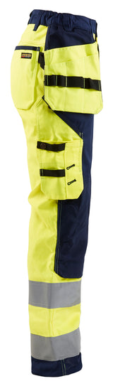 Blåkläder 7156 Dame High Vis Buks med Værktøjslommer detalje til broderi