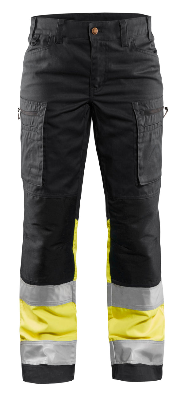 Blåkläder 7161 Dame High Vis Buks med stretch med tryk eller logo – arbejdstøj og firmatøj