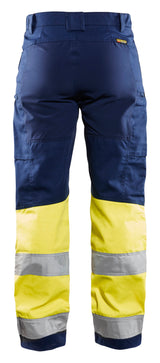 Blåkläder 7161 Dame High Vis Buks med stretch produktbillede med logo