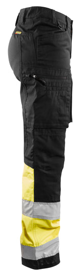 Blåkläder 7161 Dame High Vis Buks med stretch produktfoto til broderi