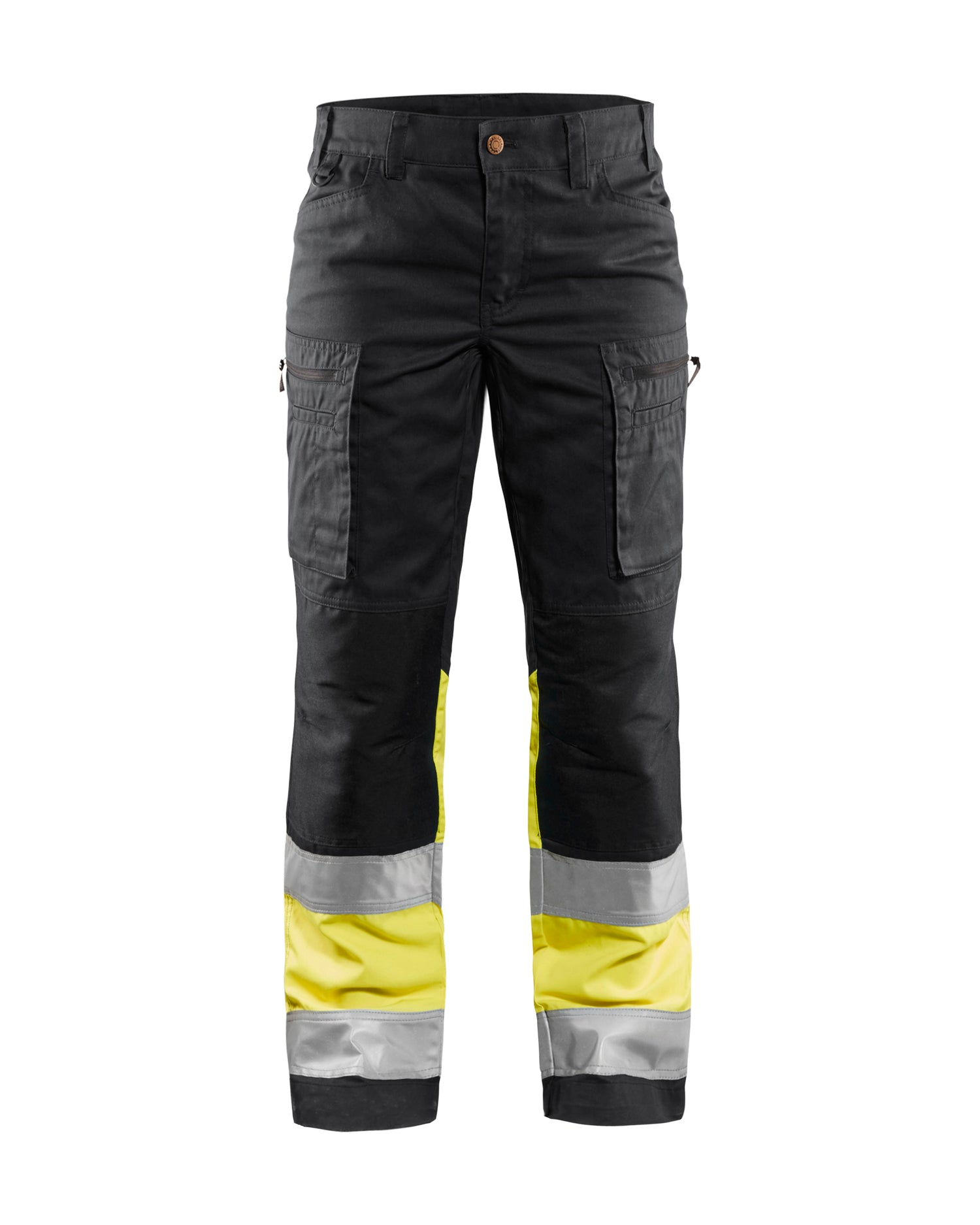 Blåkläder 7161 Dame High Vis Buks med stretch, Sort/High Vis Gul