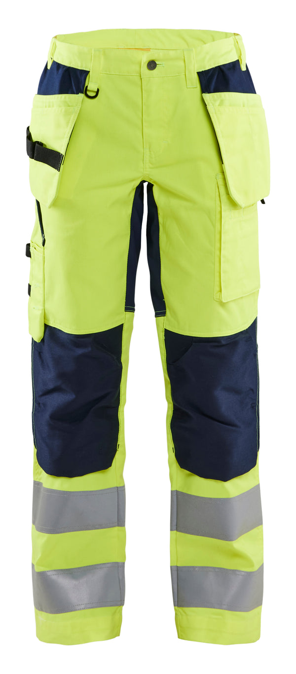 Blåkläder 7163 Dame High Vis Buks med stretch med tryk eller logo – arbejdstøj og firmatøj