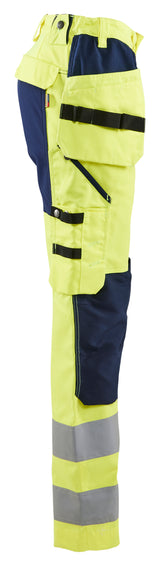 Blåkläder 7163 Dame High Vis Buks med stretch detalje til broderi