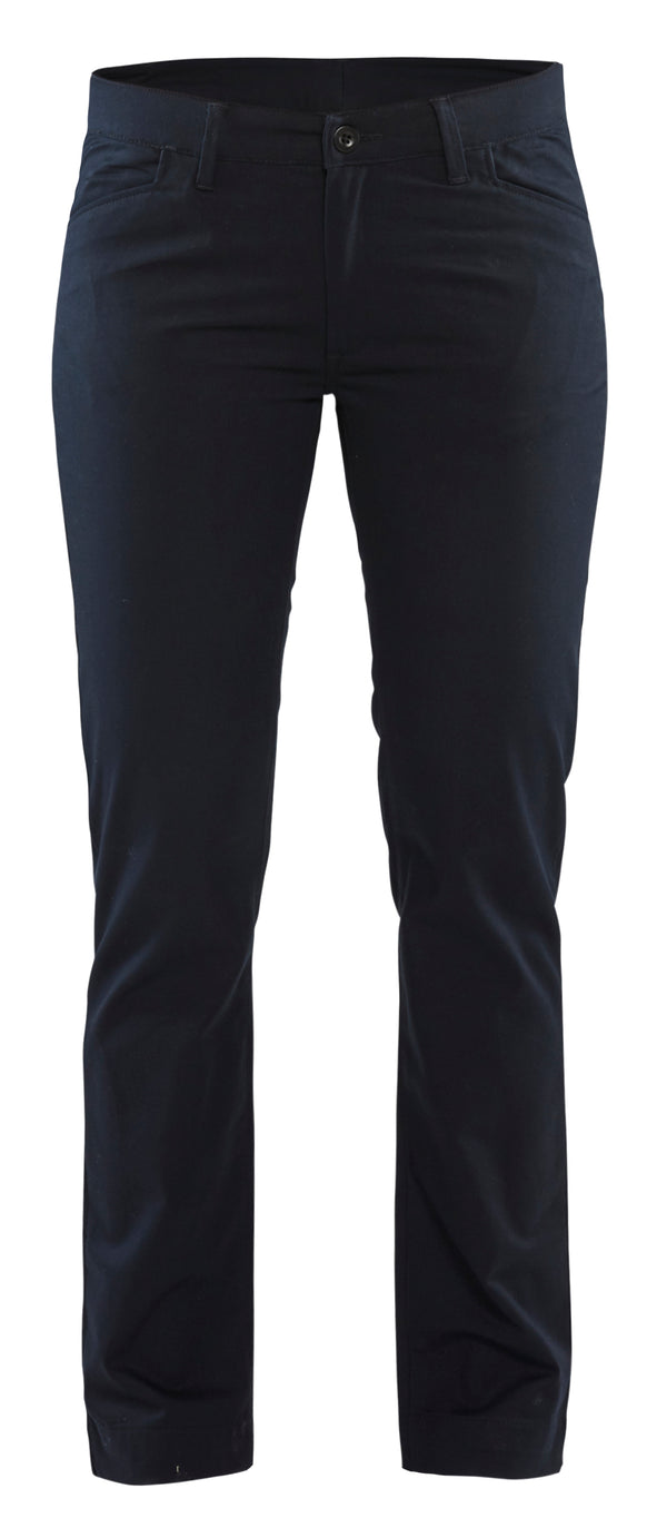 Blåkläder 7165 Dame Chinos stretch med tryk eller logo – arbejdstøj og firmatøj